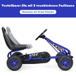 Gokart – Go Cart med handbroms pedalbil pedalfordon år – 30 kg 3-6 – Blå