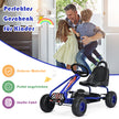 Gokart – Go Cart med handbroms pedalbil pedalfordon år – 30 kg 3-6 – Blå