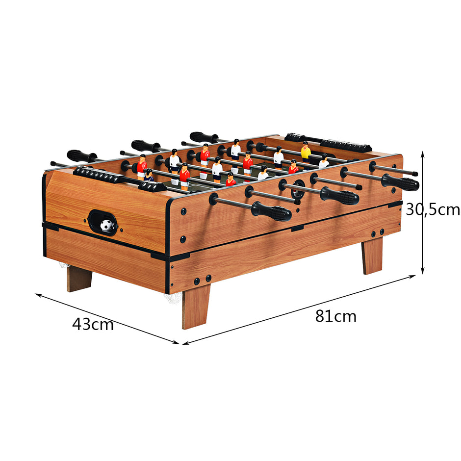i – spelbord biljardbord och bordtennisbord airhockeybord bordsfotboll – 4 1 81 x 43 x 30,5 cm – Grön och natur