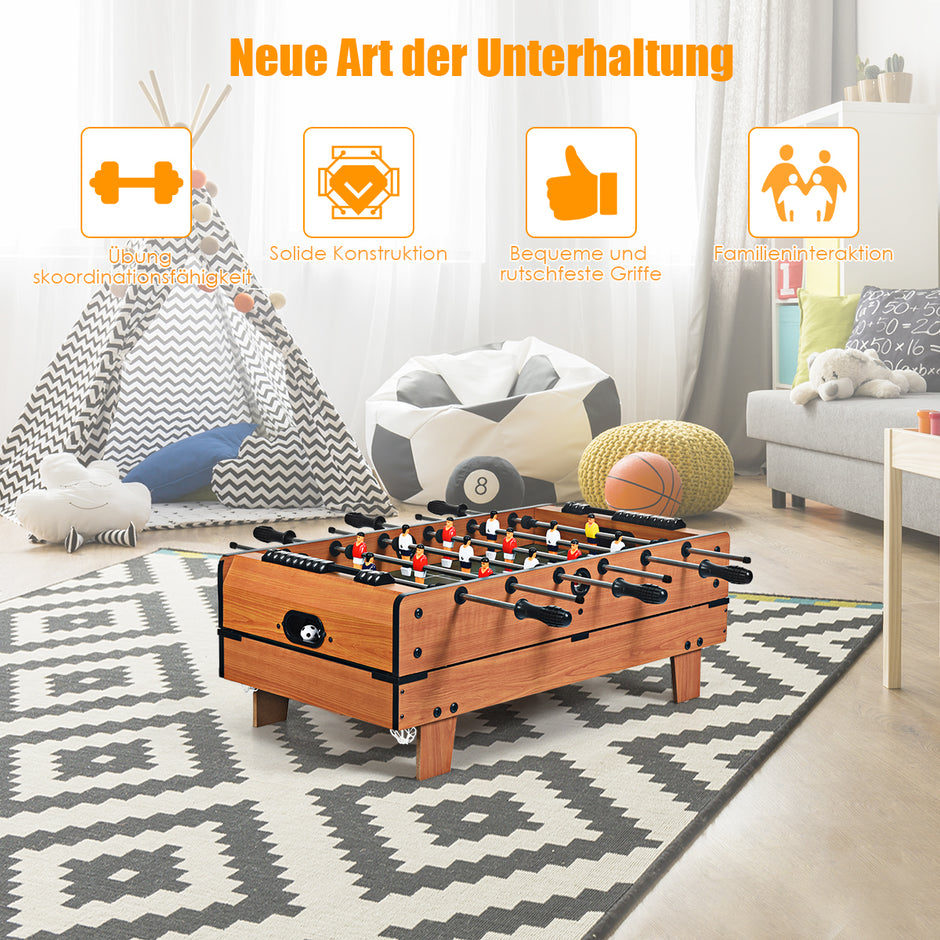 i – spelbord biljardbord och bordtennisbord airhockeybord bordsfotboll – 4 1 81 x 43 x 30,5 cm – Grön och natur