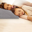 Venkudde – Benkudde Tillverkad av Memory Foam Sovkudde Huvudkudde – 60 x 54,5 x 20 cm – Grå