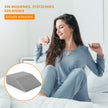 Venkudde – Benkudde Tillverkad av Memory Foam Sovkudde Huvudkudde – 60 x 54,5 x 20 cm – Grå