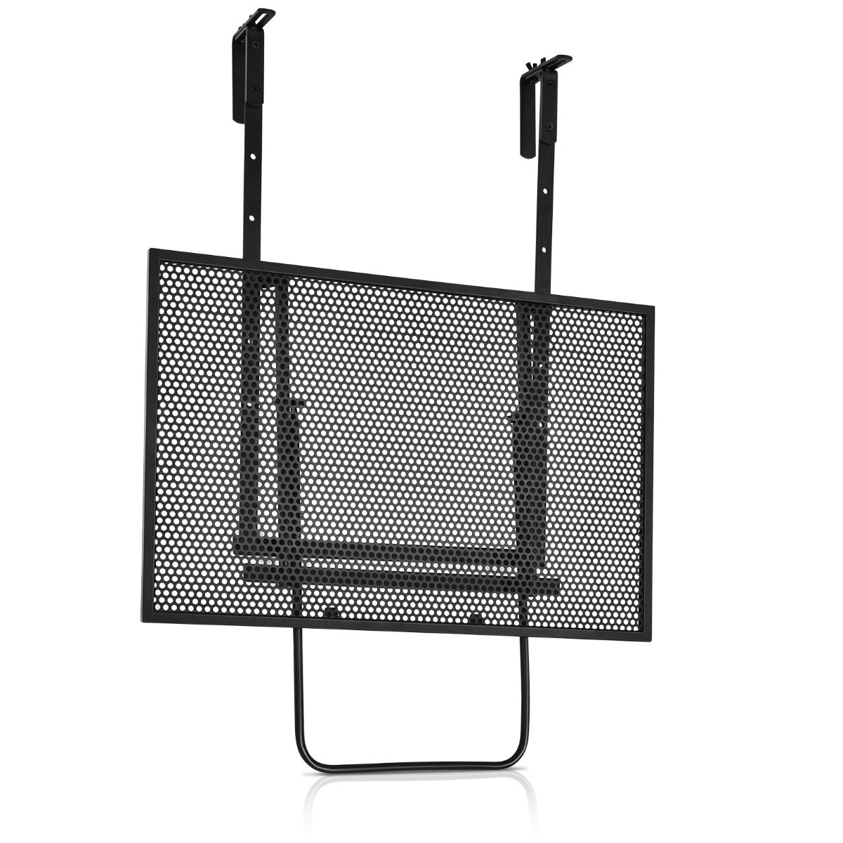 Hängande – järnhylla med nivå justerbar höjd – 5 60,5 x 48 x 61,5-82,5 cm – Svart