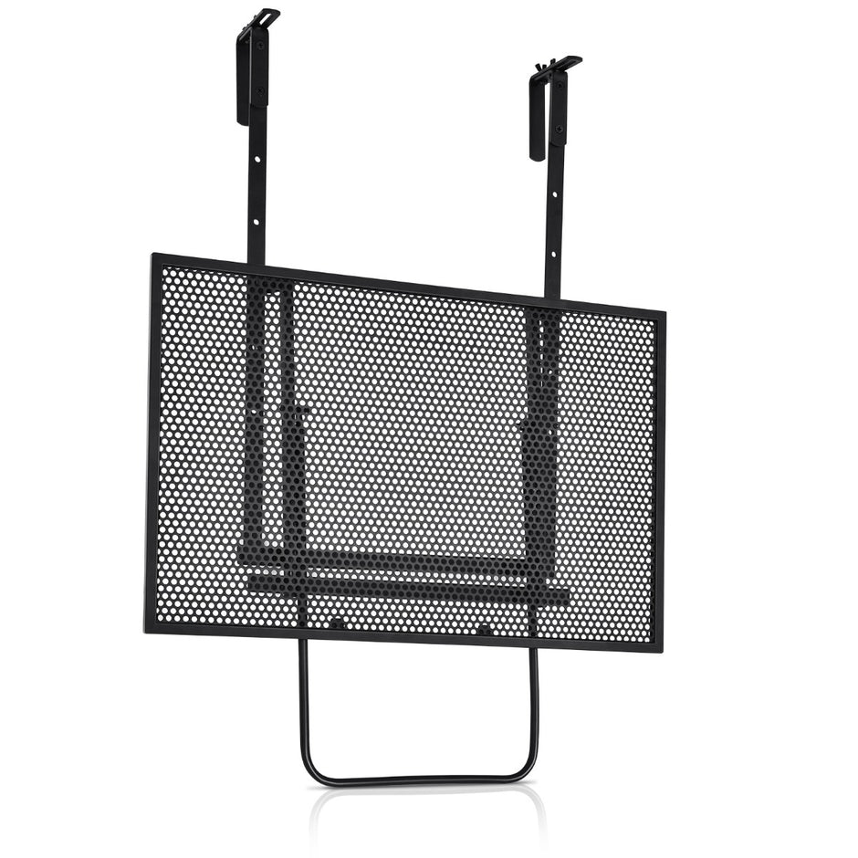 Hängande – järnhylla med nivå justerbar höjd – 5 60,5 x 48 x 61,5-82,5 cm – Svart