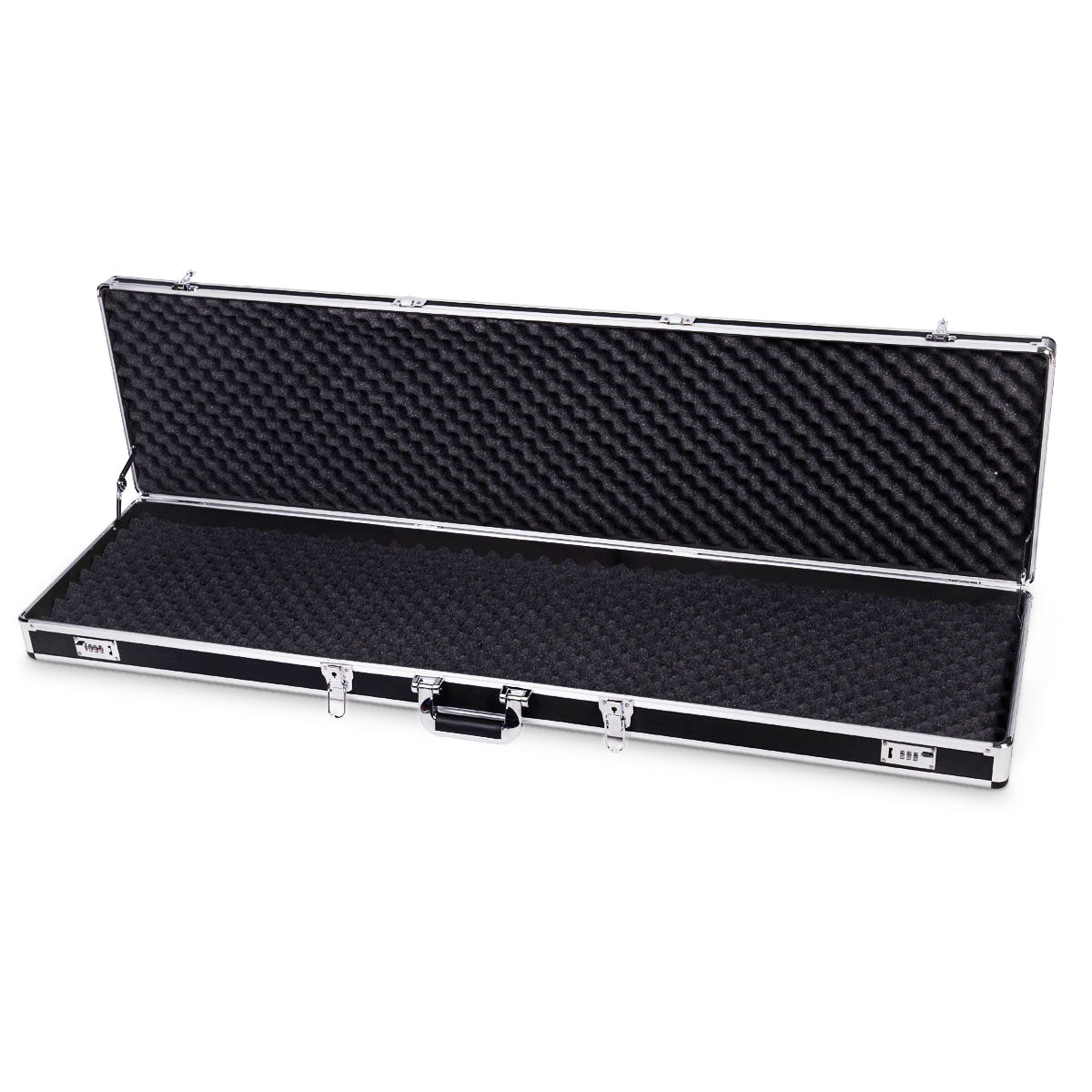 Vapenväska – gevärväska aluminiumväska hagelväska ammunitionsväska – 135 cm – Svart