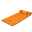 Vattenhängmatta – Flytmatta Simflotte Vattensäng +svart – 220 x 90 x 4 cm – Orange