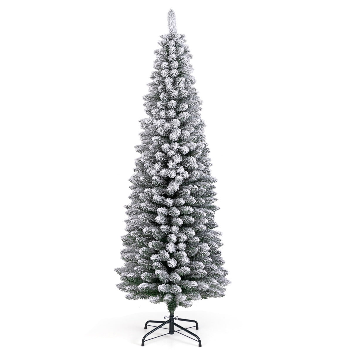 Konstgjord – julgranspenna med snögrönt – 180 cm – Grön