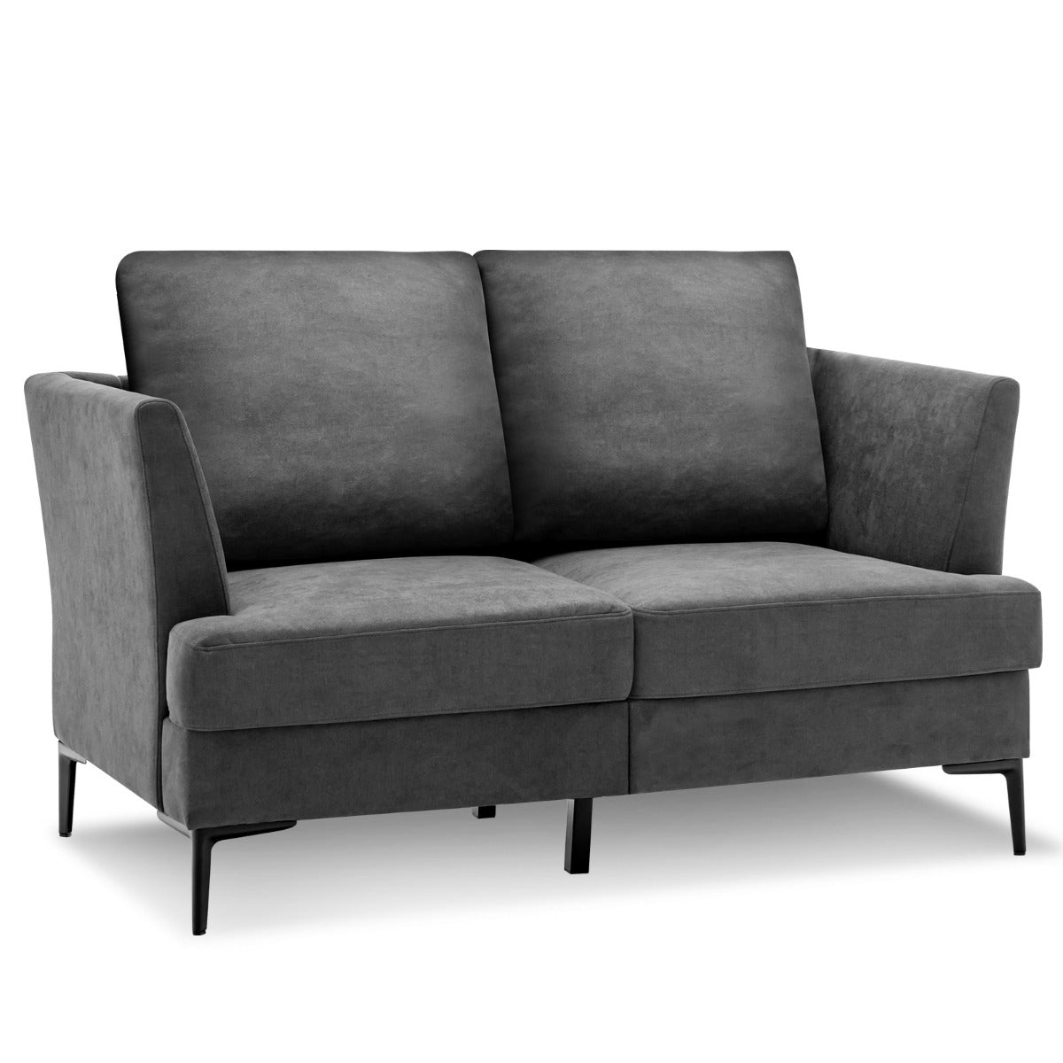 Modern – soffa för personer Klädd – 2 141 x 80 x 72 cm – Grå